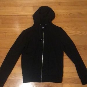 H&M Black Hooded Jacked